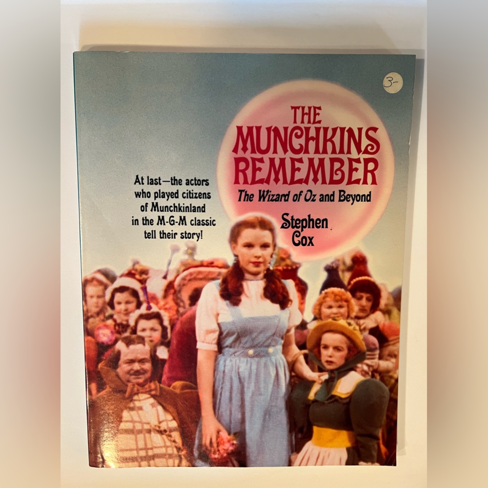 The Munchkins Remember by Stephen Cox 1989 printing